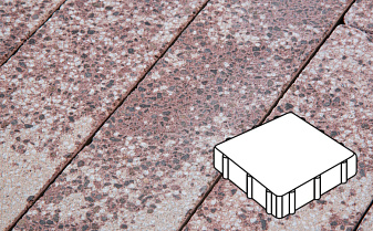 Плитка тротуарная Готика, City Granite FINERRO, Квадрат, Сансет, 300*300*100 мм