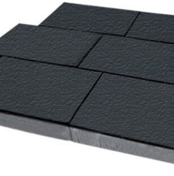 Плитка тротуарная SteinRus Парк Плейс Б.3.П.8, Old-age, черный, 600*300*80 мм