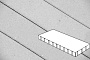 Плитка тротуарная Готика Profi, Плита, светло-серый, частичный прокрас, с/ц, 900*300*100 мм