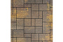 Плитка тротуарная SteinRus Инсбрук Альпен А.7.Псм.4, гладкая, ColorMix Тоскана, толщина 40 мм