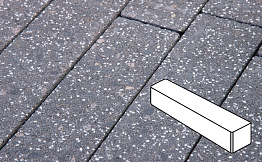 Плитка тротуарная Готика Granite FINERRO, ригель, Ильменит 360*80*80 мм
