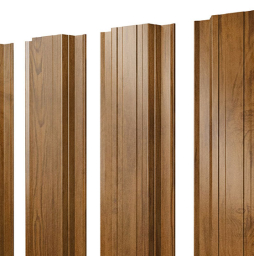 Штакетник Прямоугольный Print Elite Golden Wood