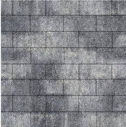 Плитка тротуарная SteinRus Прямоугольник В.6.П.8, Old-age, ColorMix Актау, 200*100*80 мм