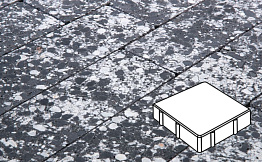 Плитка тротуарная Готика, City Granite FINO, квадрат, Диорит, 150*150*100 мм