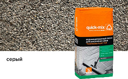 Модифицированный песок quick-mix "FUGENSAND PLUS" FUS для заполнения швов, серый 25 кг