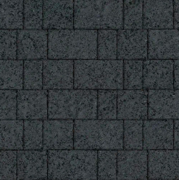 Плитка тротуарная SteinRus New City Street В.8.Псм.8, Glance, черный, толщина 80 мм