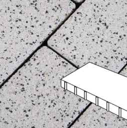 Плитка тротуарная Готика Granite FERRO, Плита Б.6.П.8, Покостовский 600*300*80 мм