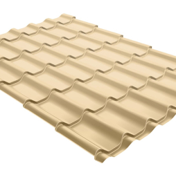 Профиль волновой Grand Line Classic PE RAL 1014 слоновая кость