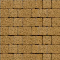 Плитка тротуарная SteinRus Инсбрук Альт Б.1.Фсм.6, Native, желтый, толщина 60 мм
