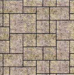 Плитка тротуарная SteinRus Инсбрук Альпен А.7.Псм.4, Old-age, ColorMix Тахель, толщина 40 мм