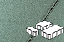 Плитка тротуарная Готика Profi, Новый Город, зеленый, частичный прокрас, б/ц, толщина 60 мм, комплект 3 шт