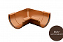 Угол желоба внутренний Galeco система PVC (ПВХ) 90 градусов  шоколад RAL 8017 D 152 (130) мм