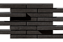 Декоративный кирпич для навесных вентилируемых фасадов Leonardo Stone Сиэтл 3D 708