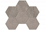 Мозаика Hexagon Estima Terra LN02/TE02, неполированный 285*250 мм