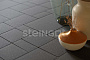 Плитка тротуарная Steingot Моноцвет, Бавария, черный, толщина 60 мм