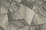 Плитка тротуарная Оригами 4Фсм.8 Листопад гладкий Антрацит