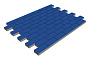 Плитка тротуарная SteinRus Прямоугольник А.6.П.4, гладкая, синий, 200*100*40 мм