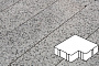 Плитка тротуарная Готика, City Granite FINO, Калипсо, Цветок Урала, 200*200*60 мм