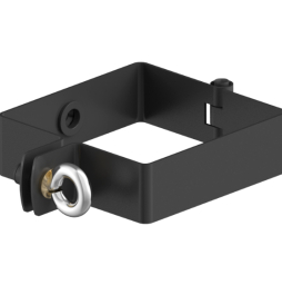 Хомут крепления трубы Galeco системы STAL2 FLAT ROOFS сталь графит RAL 7015  D 80 мм