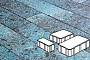 Плитка тротуарная Готика, City Granite FINO, Новый Город, Азул Бахия, 240/160/80*160*60 мм