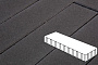 Плитка тротуарная Готика Profi, Плита, черный, частичный прокрас, с/ц, 500*125*100 мм