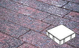 Плитка тротуарная Готика, City Granite FINERRO, квадрат, Дымовский, 150*150*100 мм