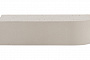 Кирпич полнотелый ЛСР R-60 радиусный, светло-серый гладкий, 250*120*65 мм