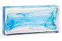 Стеклянный кирпич S.Anselmo Cloud Sky Blue, 246*116*53 мм
