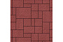 Плитка тротуарная SteinRus Инсбрук Альпен Б.7.Псм.6, Old-age, красный, толщина 60 мм