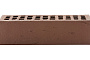 Кирпич облицовочный ЛСР темно-коричневый рустик, утолщенные стенки, М175, 250*120*65 мм
