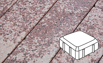 Плитка тротуарная Готика, Granite FINERRO, Старая площадь, Сансет, 160*160*60 мм