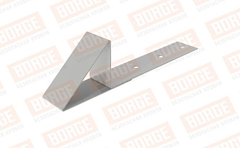 Снегостопор металлический Borge для гибкой черепицы RAL 9006