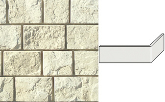 Облицовочный камень White Hills Шинон угловой элемент цвет 410-05