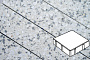 Плитка тротуарная Готика, City Granite FINERRO, Квадрат, Грис Парга, 200*200*80 мм