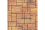Плитка тротуарная SteinRus Инсбрук Альпен А.7.Псм.4, Old-age, ColorMix Бромо, толщина 40 мм
