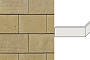 Угловой декоративный кирпич для навесных вентилируемых фасадов левый White Hills Тиволи цвет F552-15
