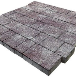 Плитка тротуарная SteinRus, Бельпассо А.23(М).Псм.4, Native, ColorMix Мокко, толщина 40 мм
