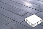 Плитка тротуарная Готика, Granite FINO, Квадрат, Амфиболит, 300*300*100 мм