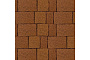 Плитка тротуарная SteinRus Старый город Б.2.Фсм.6, Native, оранжевый, толщина 60 мм