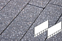 Плитка тротуарная Готика, City Granite FINERRO, Плита AI, Ильменит, 700*500*80 мм