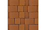 Плитка тротуарная SteinRus Старый город Б.2.Фсм.6, гладкая, оранжевый, толщина 60 мм