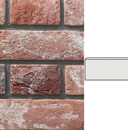 Угловой декоративный кирпич Redstone Кронштадт KR-66-0/U, 230*105*66 мм