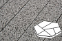 Плитка тротуарная Готика, Granite FINERRO, Полигональ, Цветок Урала, 893*780*80 мм