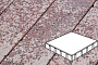 Плитка тротуарная Готика, Granite FINERRO, Квадрат, Сансет, 400*400*100 мм