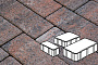 Плитка тротуарная Готика Natur FERRO, Новый Город, Альпин, комплект 3 шт, толщина 80 мм