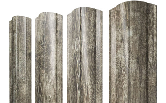 Штакетник Круглый фигурный Print Elite Nordic Wood
