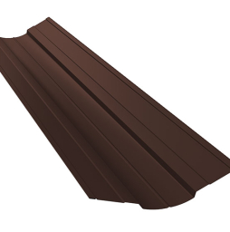 Планка ендовы верхней фигурной 70*70 мм Grand Line Satin Matt TX RAL 8017, 3 м