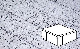 Плитка тротуарная Готика, Granite FINO, Квадрат, Покостовский, 100*100*80 мм