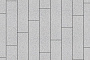 Плитка тротуарная Прямоугольник (Ла-Линия) В.11.П.10 гладкий белый 400*100*100 мм