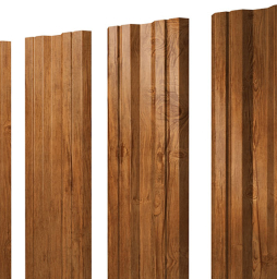 Штакетник Twin Print Elite Golden Wood